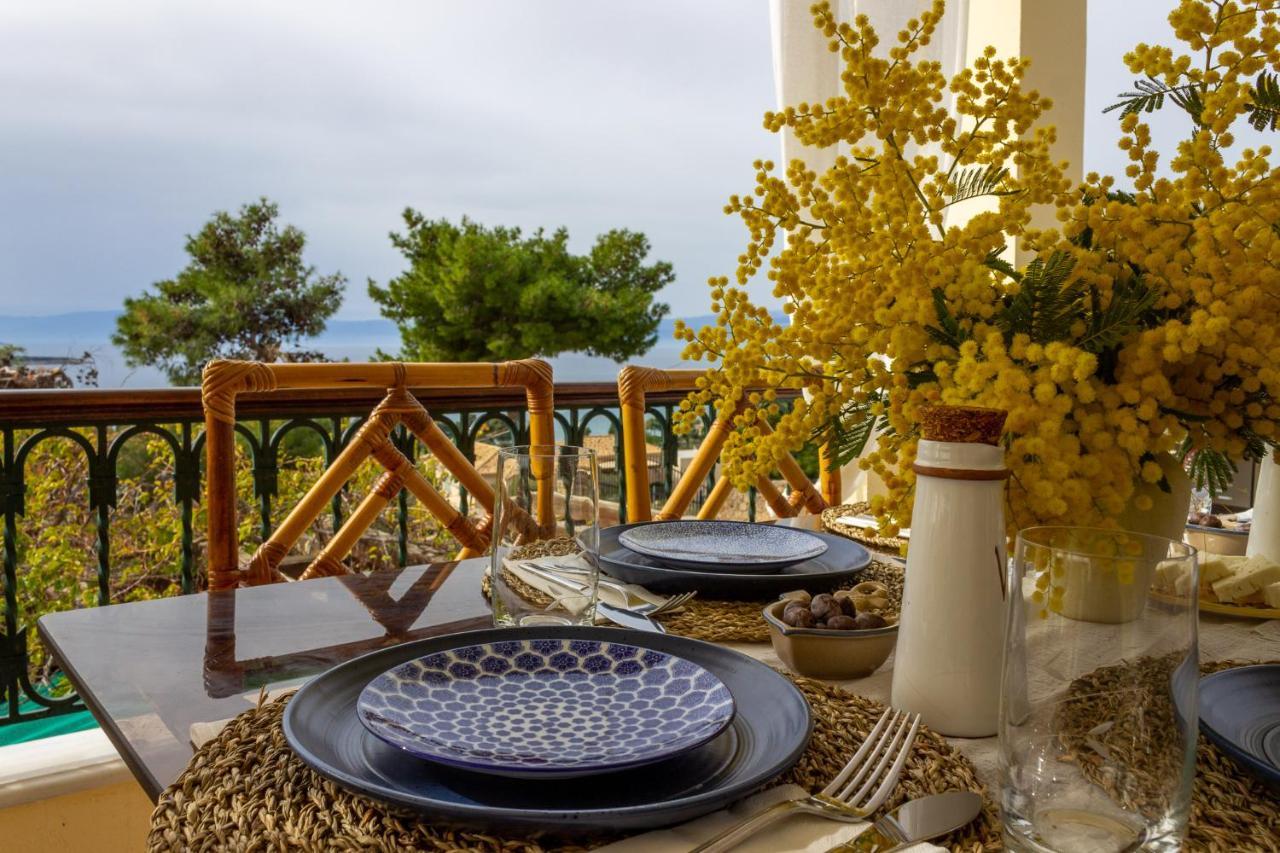 House With Amazing Ocean View And Patio - Pool Villa Порто Хели Екстериор снимка