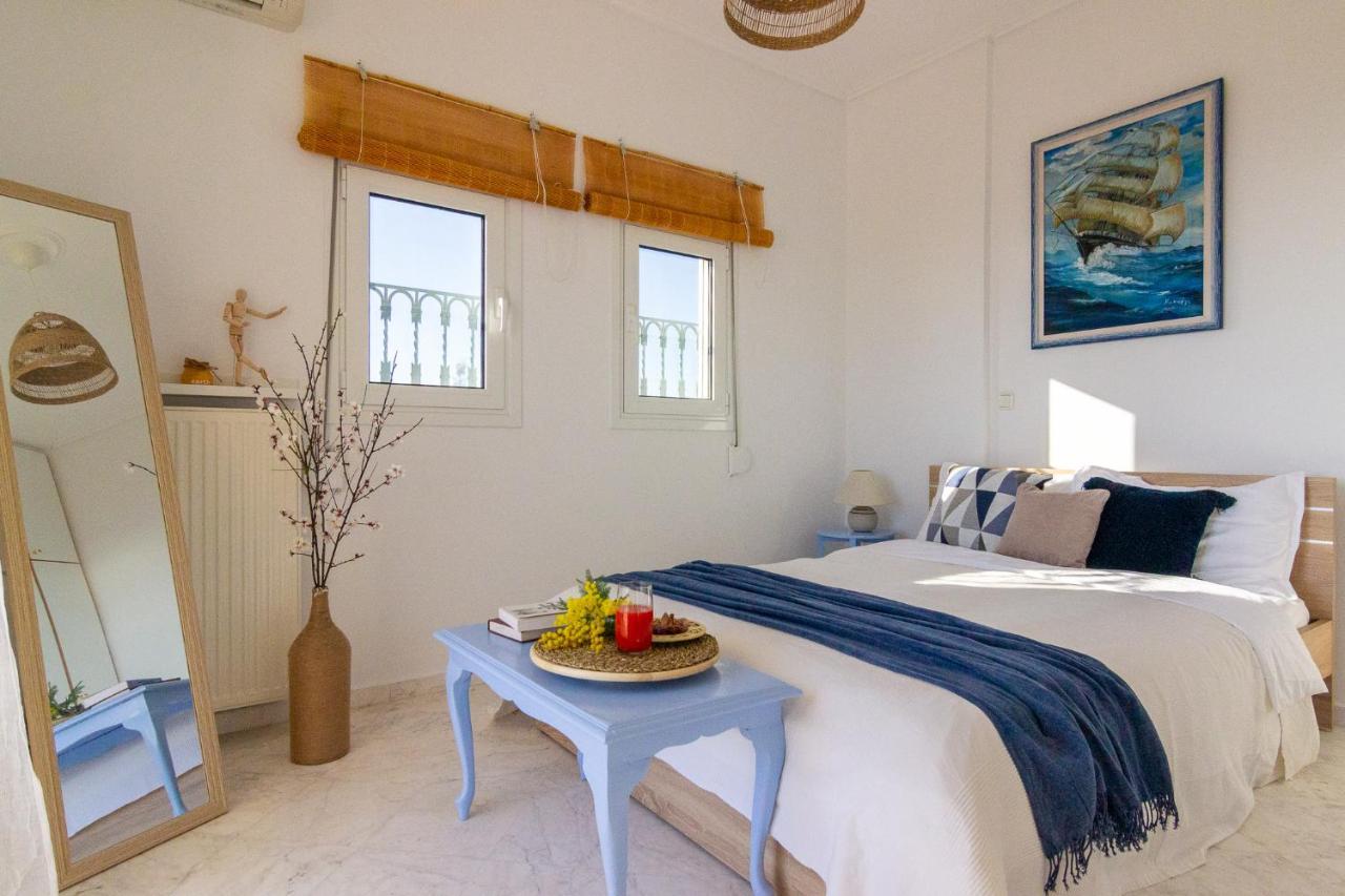 House With Amazing Ocean View And Patio - Pool Villa Порто Хели Екстериор снимка