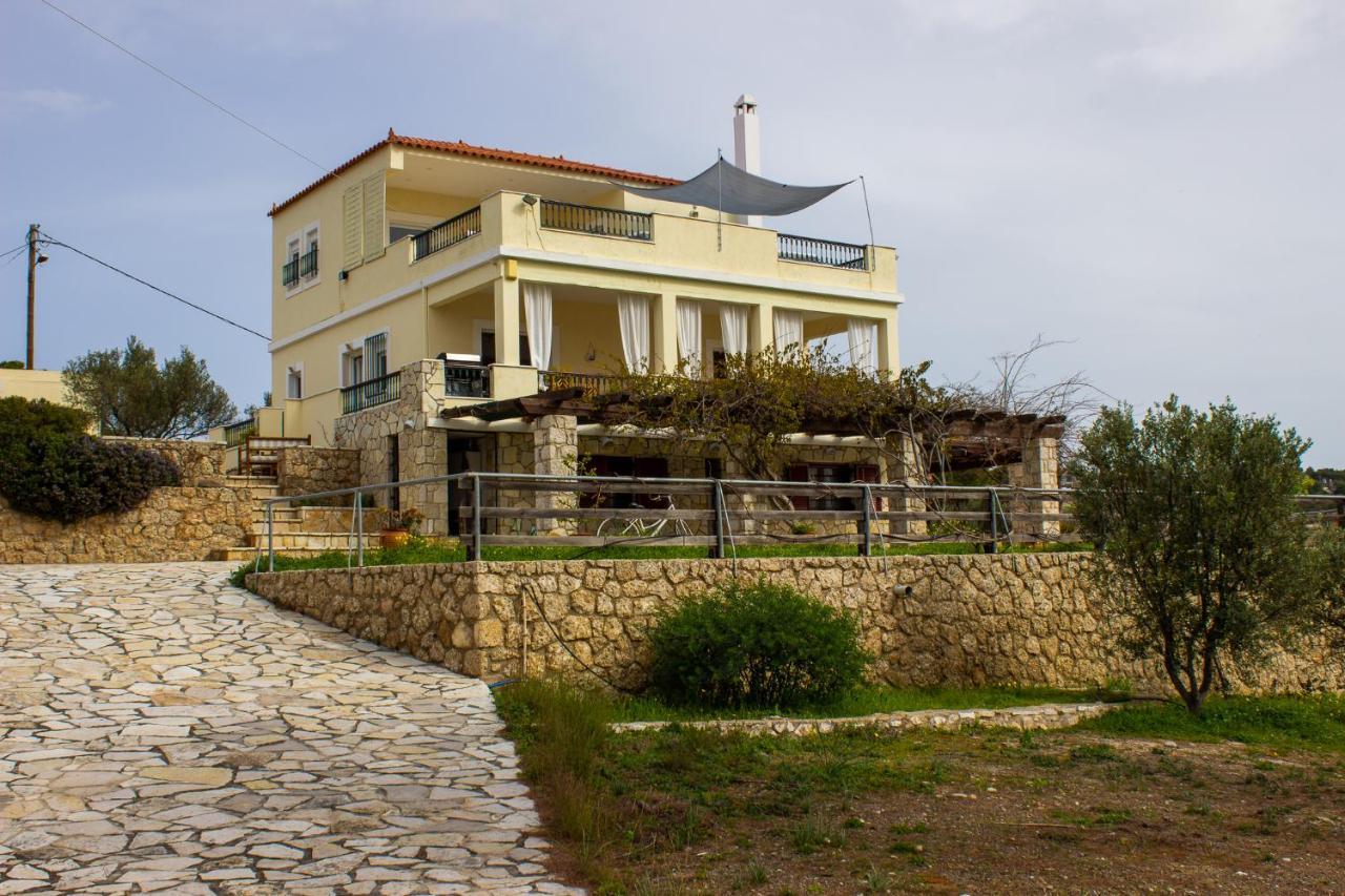 House With Amazing Ocean View And Patio - Pool Villa Порто Хели Екстериор снимка