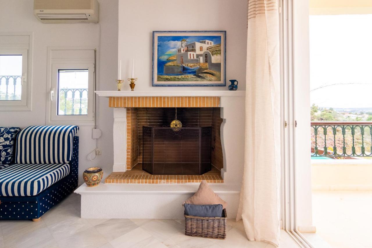 House With Amazing Ocean View And Patio - Pool Villa Порто Хели Екстериор снимка
