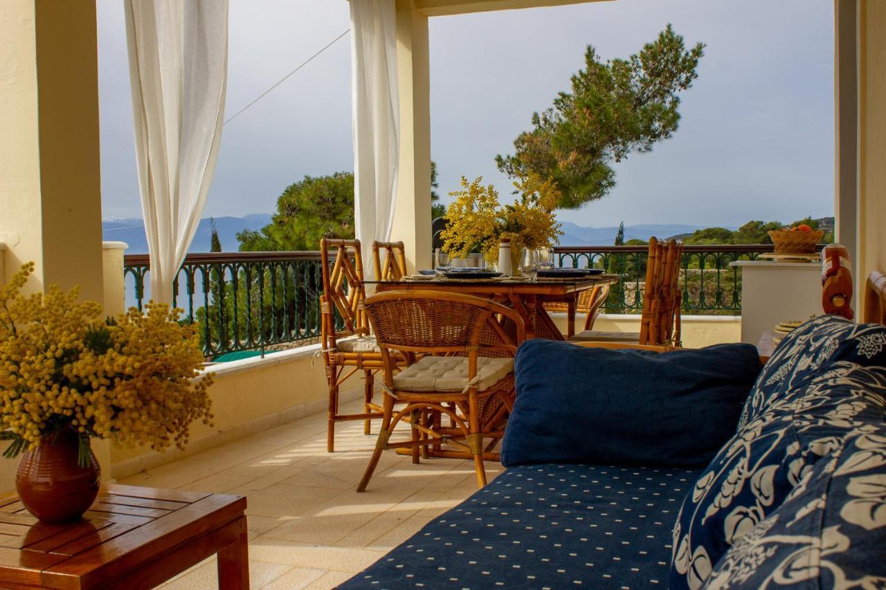 House With Amazing Ocean View And Patio - Pool Villa Порто Хели Екстериор снимка